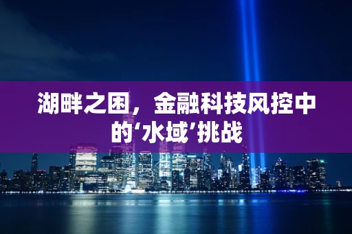 湖畔之困，金融科技风控中的‘水域’挑战