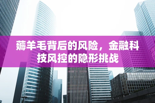 薅羊毛背后的风险，金融科技风控的隐形挑战