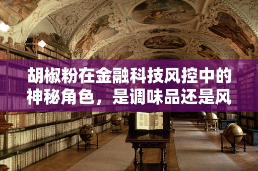 胡椒粉在金融科技风控中的神秘角色，是调味品还是风险防控的秘密武器？