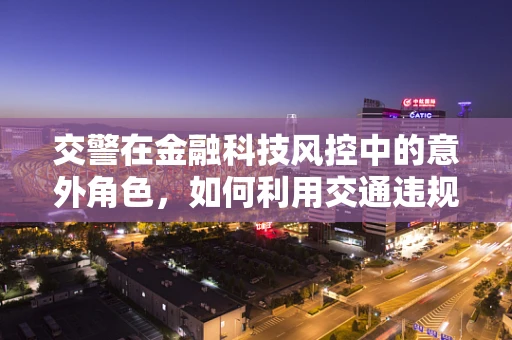 交警在金融科技风控中的意外角色，如何利用交通违规数据提升信贷风险评估？