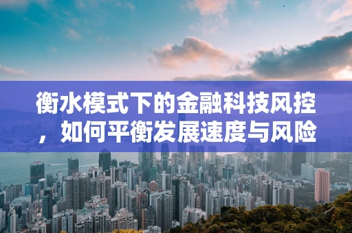 衡水模式下的金融科技风控，如何平衡发展速度与风险控制？
