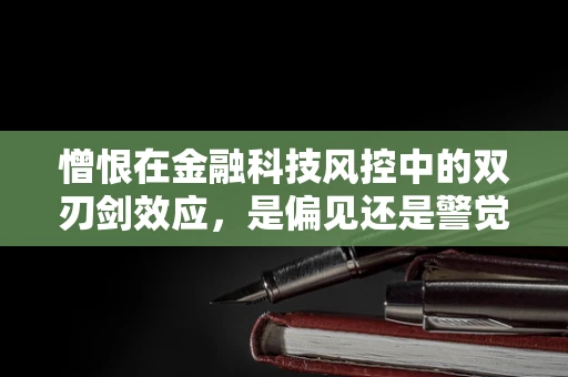 憎恨在金融科技风控中的双刃剑效应，是偏见还是警觉？