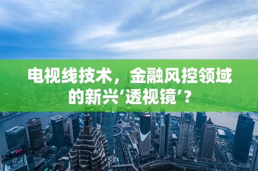 电视线技术，金融风控领域的新兴‘透视镜’？