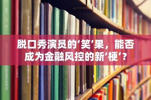 脱口秀演员的‘笑’果，能否成为金融风控的新‘梗’？