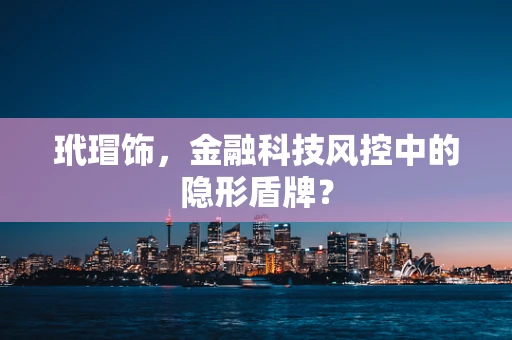 玳瑁饰，金融科技风控中的隐形盾牌？