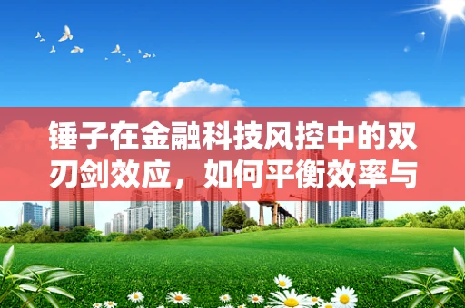锤子在金融科技风控中的双刃剑效应，如何平衡效率与安全？
