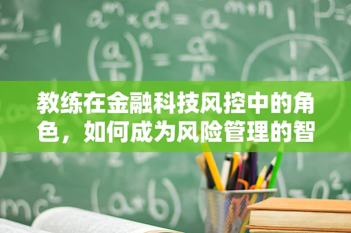 教练在金融科技风控中的角色，如何成为风险管理的智囊团？