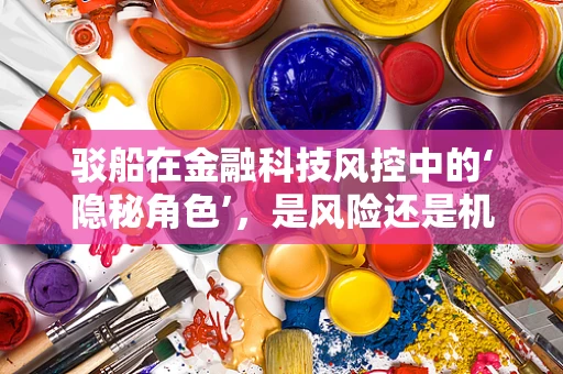 驳船在金融科技风控中的‘隐秘角色’，是风险还是机遇？