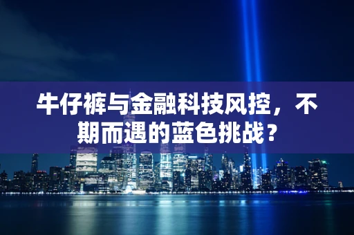 牛仔裤与金融科技风控，不期而遇的蓝色挑战？