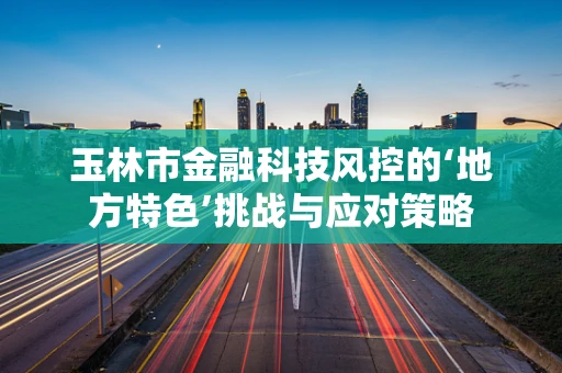玉林市金融科技风控的‘地方特色’挑战与应对策略
