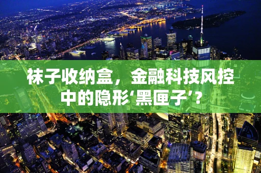袜子收纳盒，金融科技风控中的隐形‘黑匣子’？