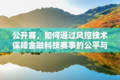 公开赛，如何通过风控技术保障金融科技赛事的公平与安全？