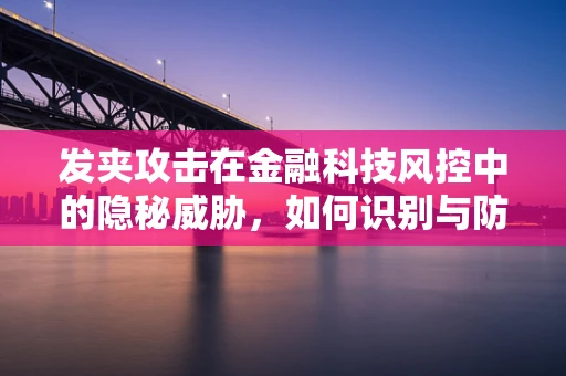 发夹攻击在金融科技风控中的隐秘威胁，如何识别与防范？