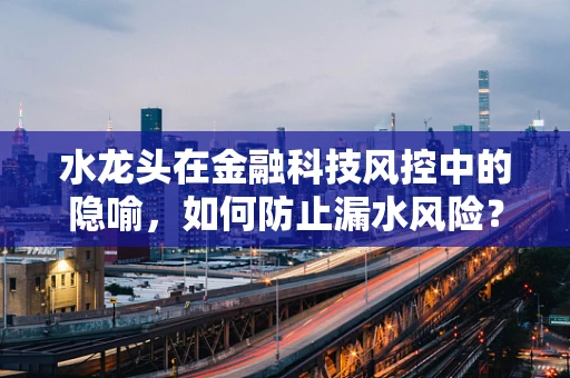 水龙头在金融科技风控中的隐喻，如何防止漏水风险？