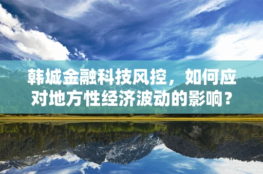 韩城金融科技风控，如何应对地方性经济波动的影响？