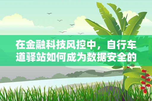 在金融科技风控中，自行车道驿站如何成为数据安全的‘避风港’？