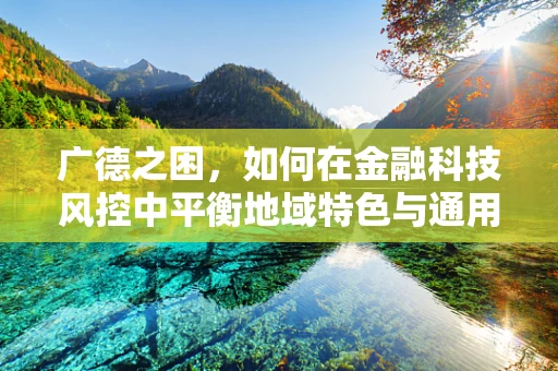 广德之困，如何在金融科技风控中平衡地域特色与通用策略？