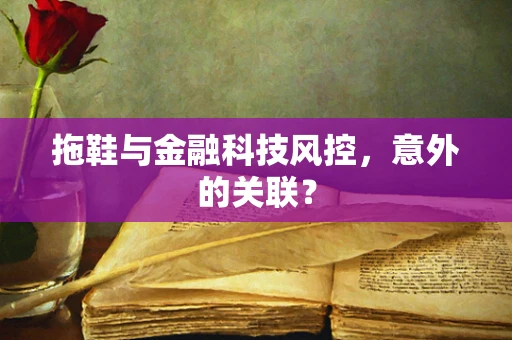 拖鞋与金融科技风控，意外的关联？