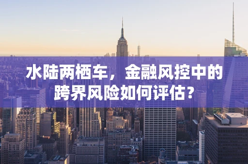 水陆两栖车，金融风控中的跨界风险如何评估？