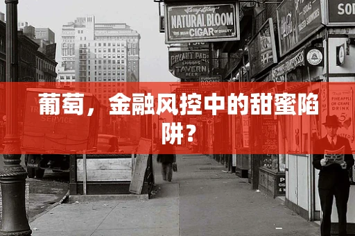 葡萄，金融风控中的甜蜜陷阱？