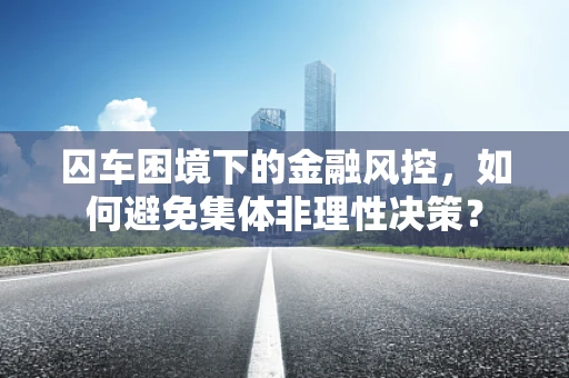 囚车困境下的金融风控，如何避免集体非理性决策？