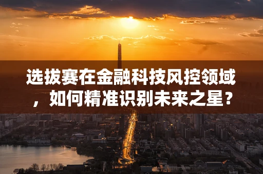 选拔赛在金融科技风控领域，如何精准识别未来之星？