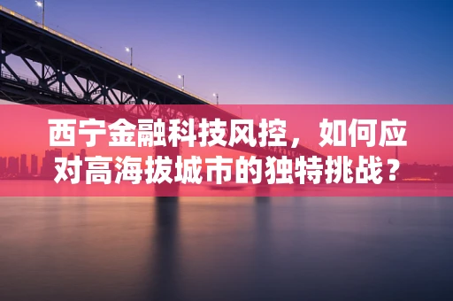 西宁金融科技风控，如何应对高海拔城市的独特挑战？