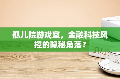 孤儿院游戏室，金融科技风控的隐秘角落？