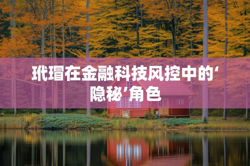 玳瑁在金融科技风控中的‘隐秘’角色