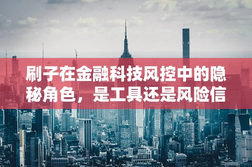 刷子在金融科技风控中的隐秘角色，是工具还是风险信号？