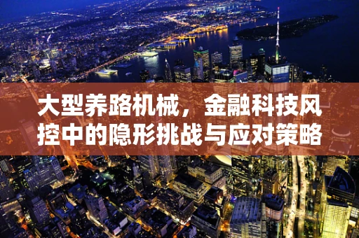 大型养路机械，金融科技风控中的隐形挑战与应对策略