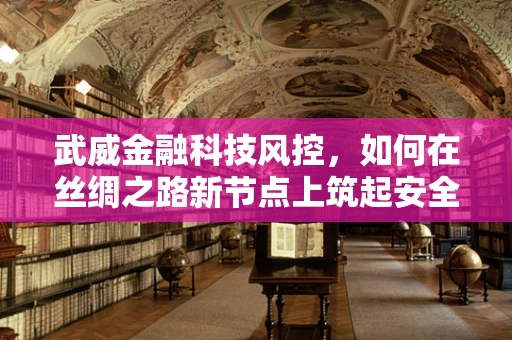 武威金融科技风控，如何在丝绸之路新节点上筑起安全防线？