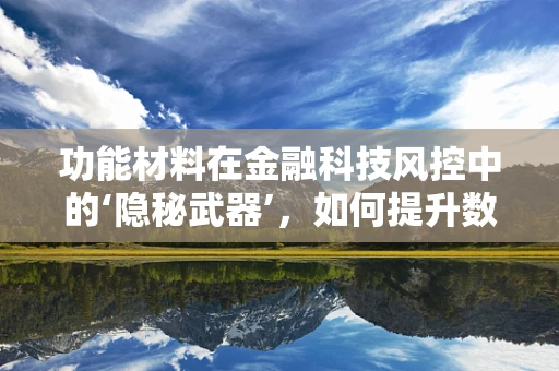 功能材料在金融科技风控中的‘隐秘武器’，如何提升数据安全与欺诈检测？