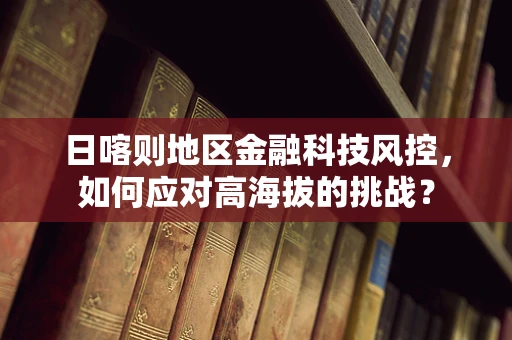 日喀则地区金融科技风控，如何应对高海拔的挑战？