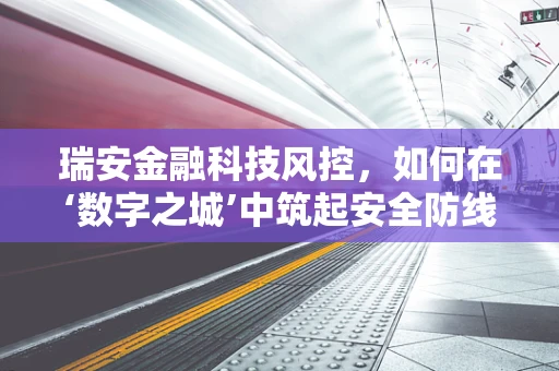 瑞安金融科技风控，如何在‘数字之城’中筑起安全防线？