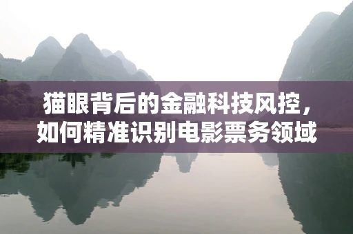 猫眼背后的金融科技风控，如何精准识别电影票务领域的欺诈行为？