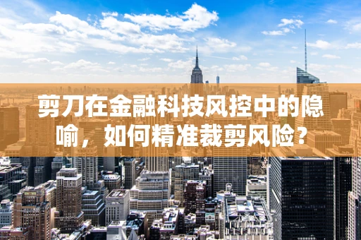 剪刀在金融科技风控中的隐喻，如何精准裁剪风险？