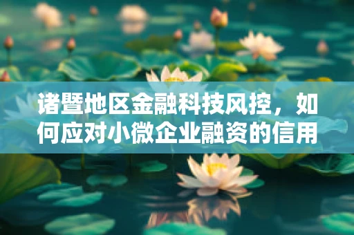 诸暨地区金融科技风控，如何应对小微企业融资的信用风险？