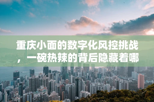 重庆小面的数字化风控挑战，一碗热辣的背后隐藏着哪些风险？