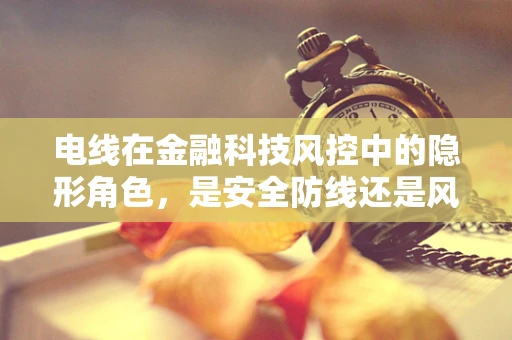 电线在金融科技风控中的隐形角色，是安全防线还是风险导火索？