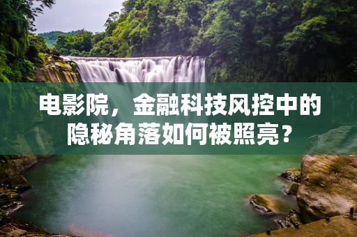 电影院，金融科技风控中的隐秘角落如何被照亮？