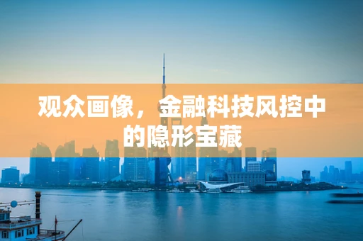 观众画像，金融科技风控中的隐形宝藏