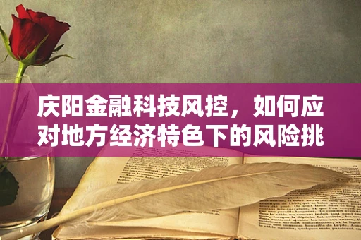庆阳金融科技风控，如何应对地方经济特色下的风险挑战？
