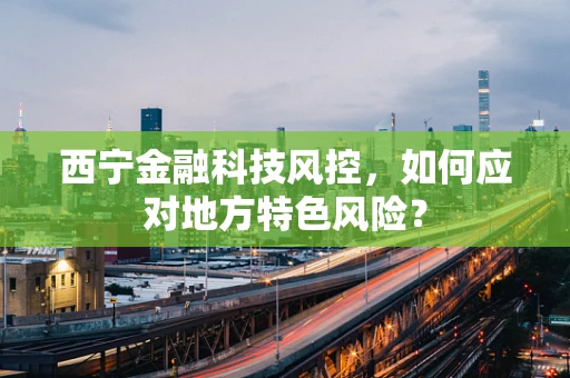 西宁金融科技风控，如何应对地方特色风险？