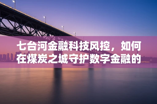 七台河金融科技风控，如何在煤炭之城守护数字金融的‘绿洲’？