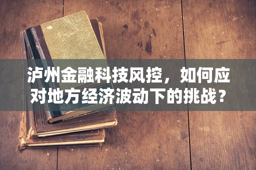 泸州金融科技风控，如何应对地方经济波动下的挑战？