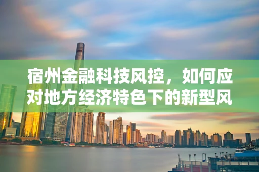 宿州金融科技风控，如何应对地方经济特色下的新型风险？