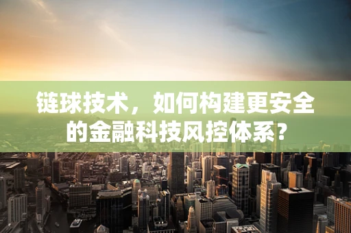 链球技术，如何构建更安全的金融科技风控体系？