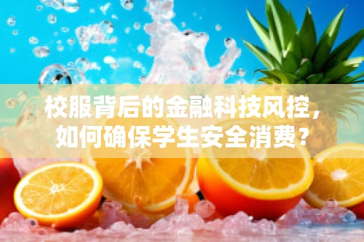 校服背后的金融科技风控，如何确保学生安全消费？