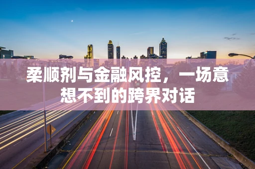 柔顺剂与金融风控，一场意想不到的跨界对话